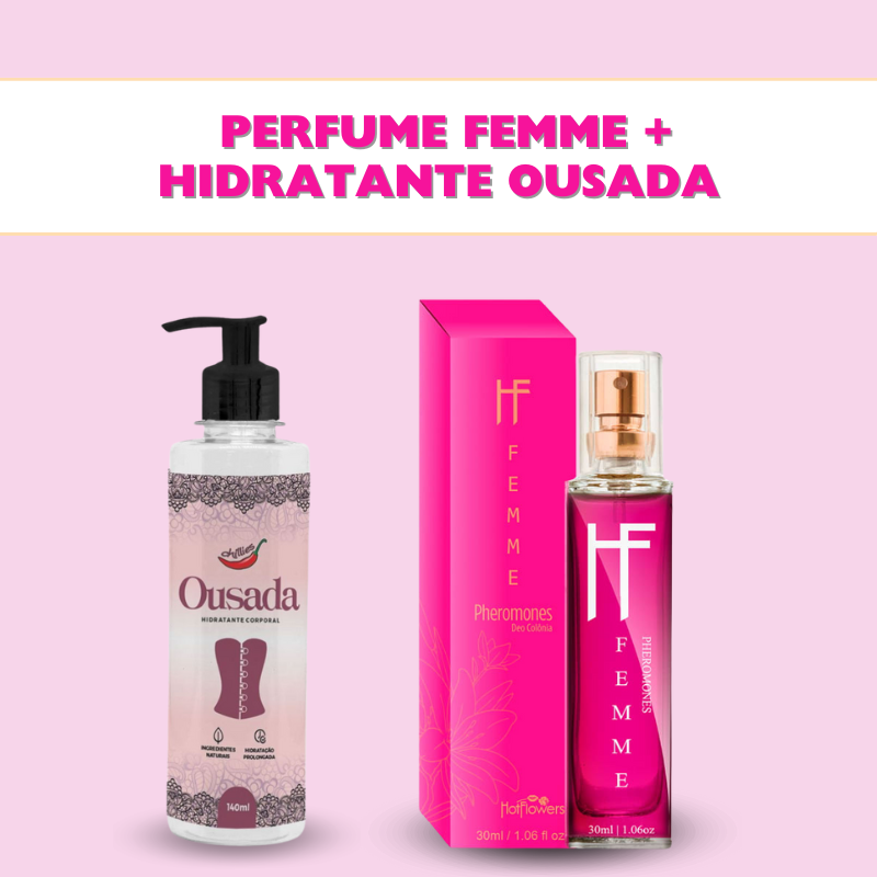 Perfume FEMME + Hidratante ousada