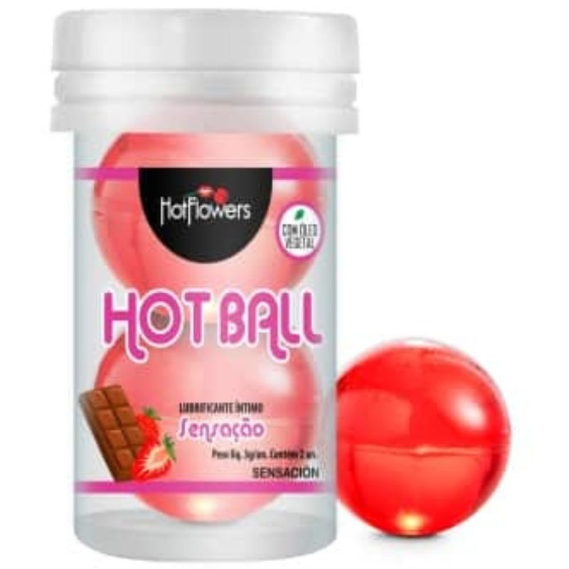 Bolinha Hot Ball Beija Muito 2 Unid.