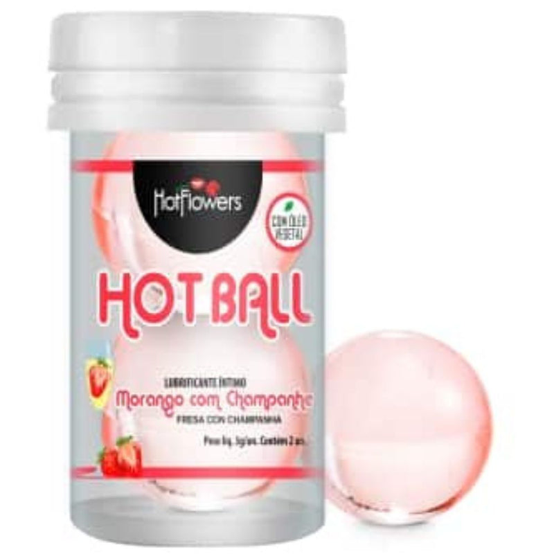 Bolinha Hot Ball Beija Muito 2 Unid.