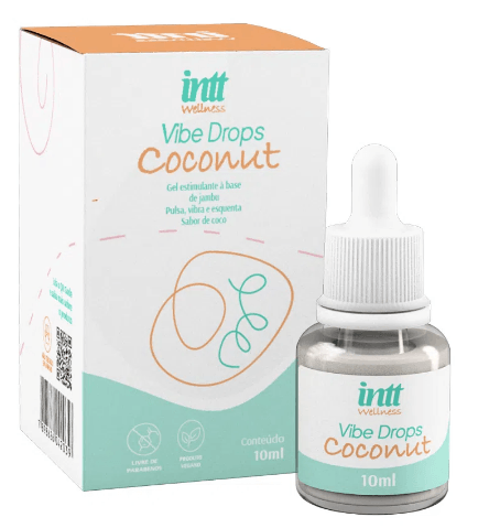 Estimulante Feminino Vibe Drops Coconut 10ml