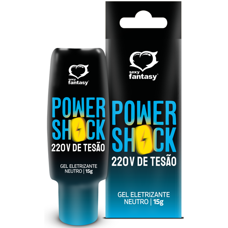 Vibrador Liquido Power Shock 220V De Tesão 15g