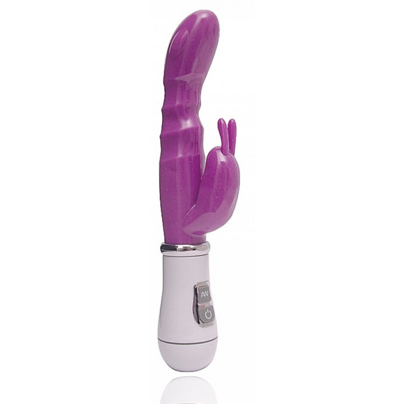 Vibrador Ponto G Com 8 Vibrações E Estimulador Clitoriano Recarregável